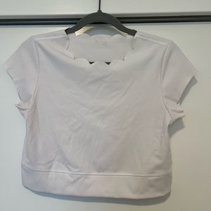 Offline Scalloped Crop Top
